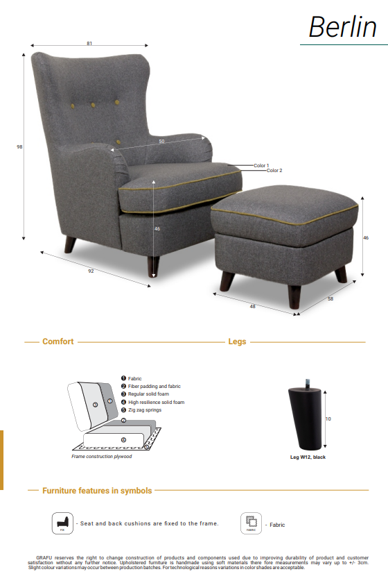 BERLIN fotelis - Image 9