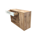 DOMINO komoda su stalčiais ir durelėmis