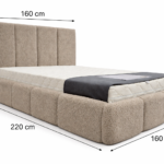 ROJUS miegamojo lova IŠPARDAVIMAS