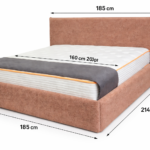 TEDDY dvigulė lova su čiužiniu IŠPARDAVIMAS